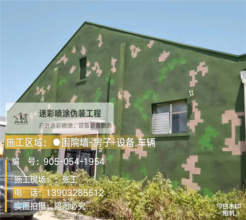 崇明外墙数码迷彩漆施工报价清单（100㎡标准墙面测算）